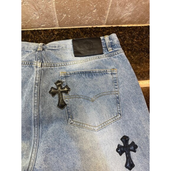 Chrome Hearts Levi’s Denim Jeans Size 40 Like New - Picture 7 of 12